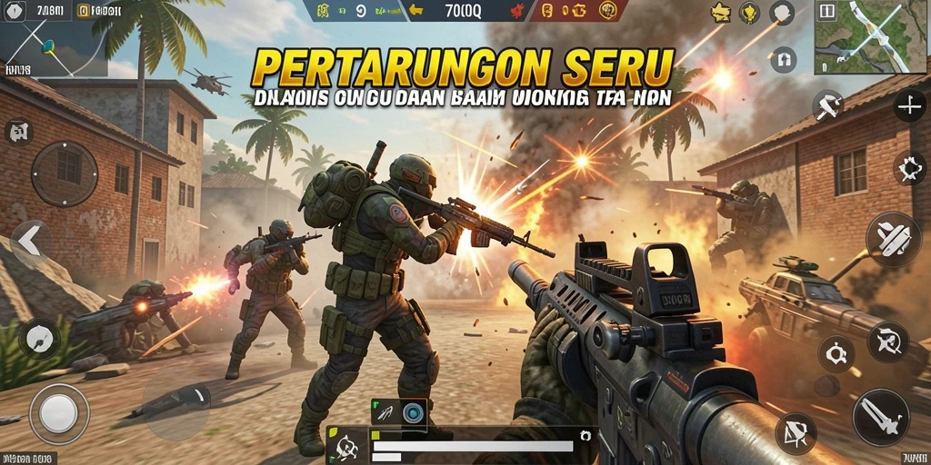 Tampilan gameplay TPS yang mendebarkan dan aksi luar biasa di 700Q.