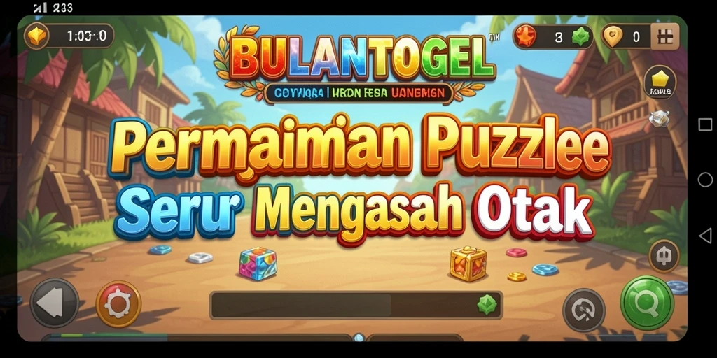 Tampilan gameplay seru dari BULANTOGEL dengan teka-teki menantang.