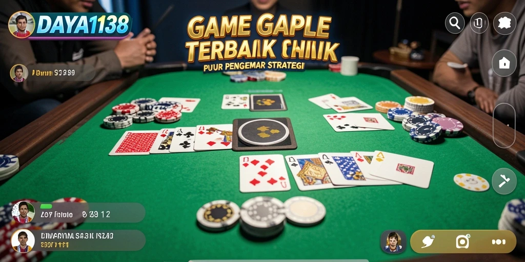 Screenshot DAYA138 menampilkan momen seru bermain Gaple.