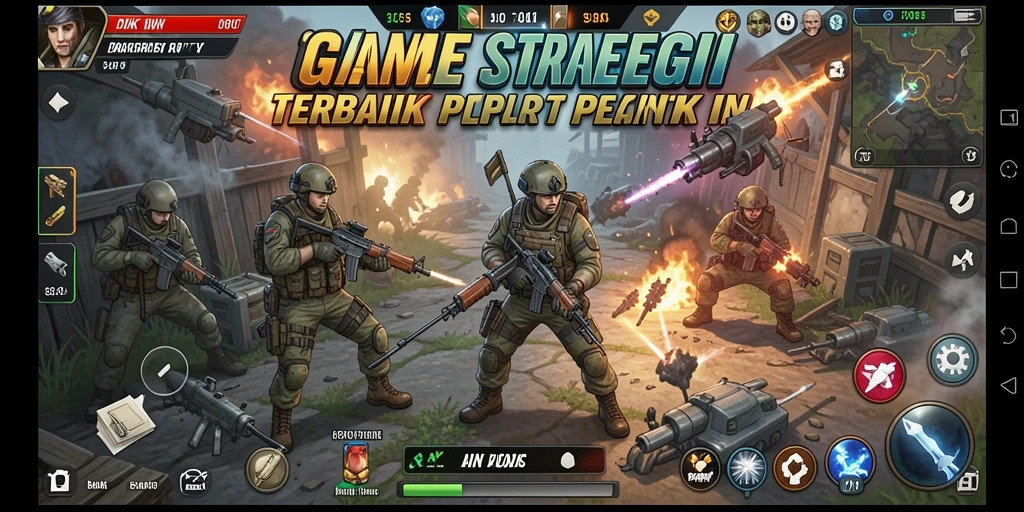 Gameplay DKK yang mendebarkan dengan strategi taktis yang kompleks.