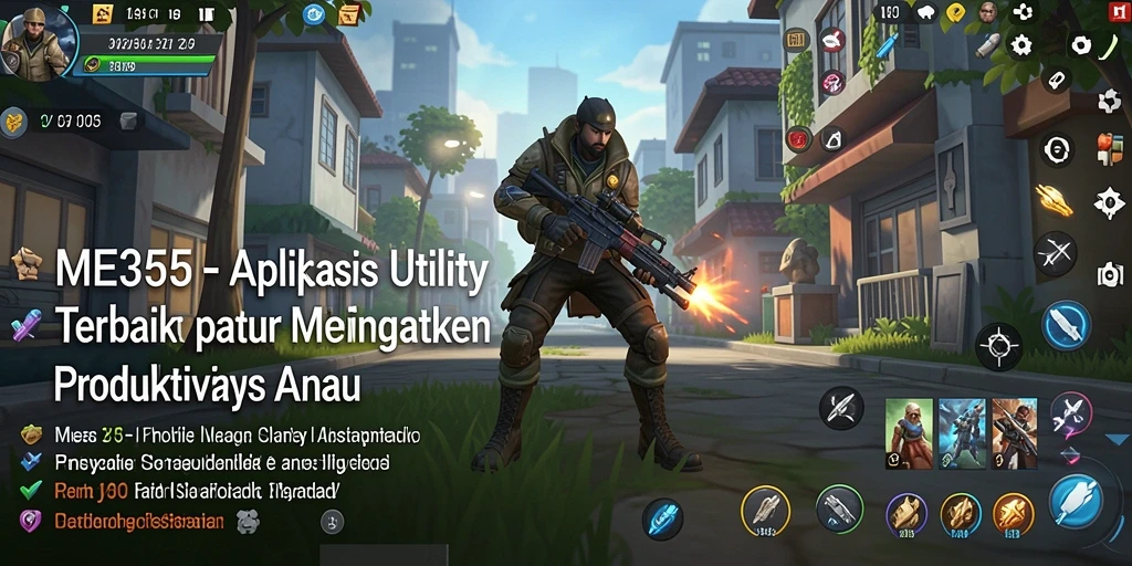 Tampilan antarmuka ME355 yang modern dan intuitif untuk pengguna.