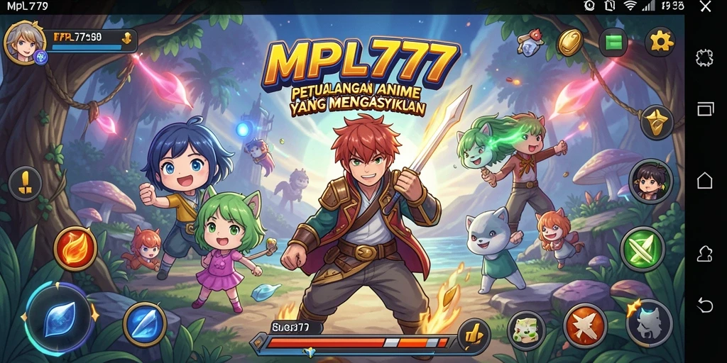 Tampilan seru gameplay Anime di MPL777 dengan karakter favorit.