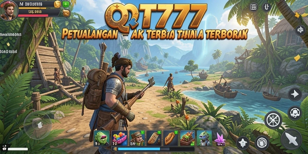 Tampilan gameplay QT777 yang menakjubkan di dunia Open World.