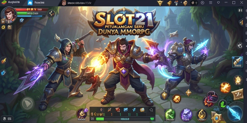 Tampilan gameplay SLOT21 yang memikat dalam dunia MMORPG.