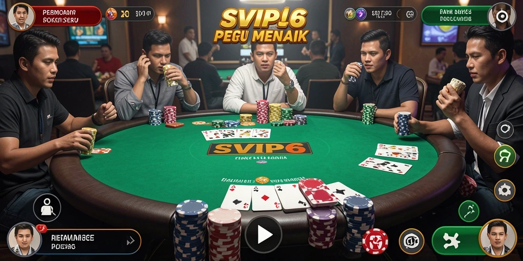Gameplay Poker menarik di SVIP6 dengan grafik menawan.