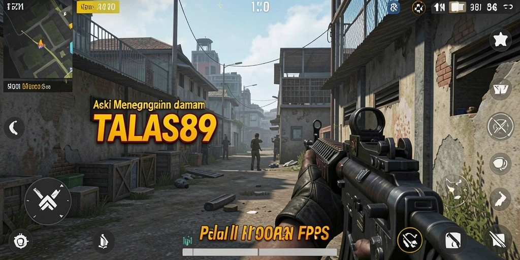Tampilan gameplay seru dalam TALAS89 dengan aksi tembak-menembak intens.