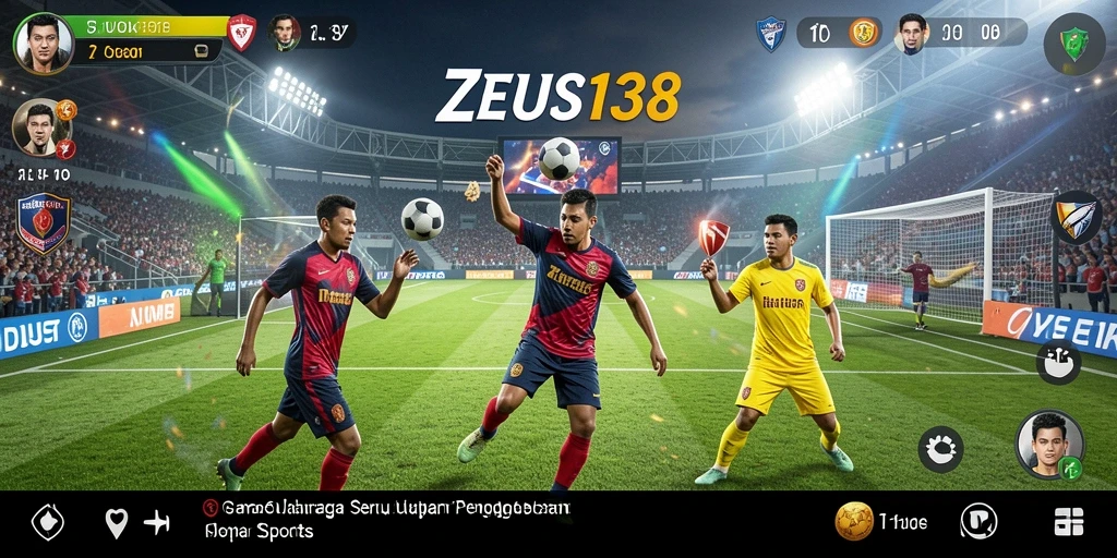 Tampilan gameplay menarik dari ZEUS138 dengan berbagai cabang olahraga.